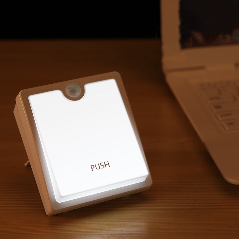 Modern Minimalist Square Plastic LED Table Lamp For Living Room