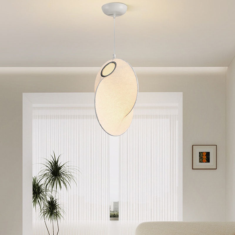 Contemporary Creative Round Ball Lanterns Iron Imitation Silk 1/3-Light Pendant Light For Living Room
