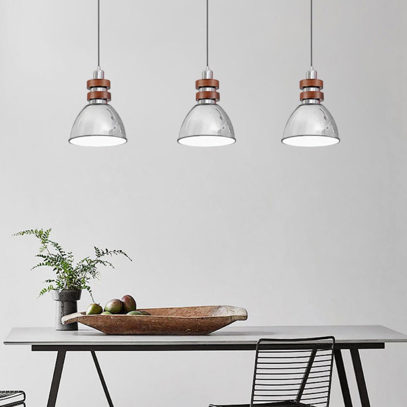 Modern Minimalist Dome Iron Metal 1-Light Pendant Light For Bedroom